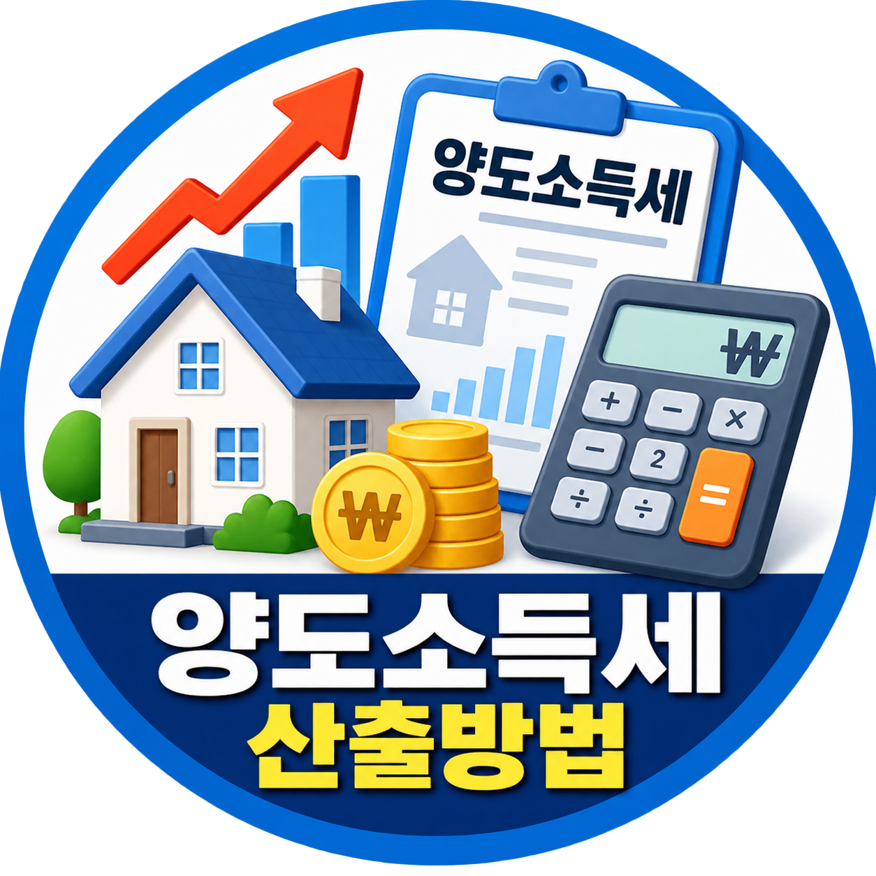 양도소득세 산출방법 파비콘
