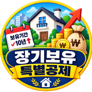 부동산 장기보유 특별공제란?
