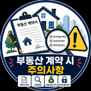 부동산계약시 주의사항 썸네일