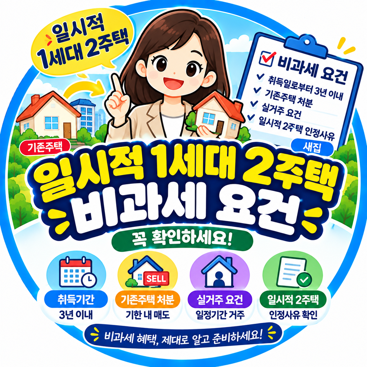 일시적 1세대 2주택 비과세 요건