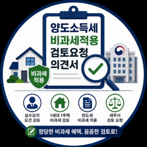 양도소득세 비과세적용 검토요청 의견서