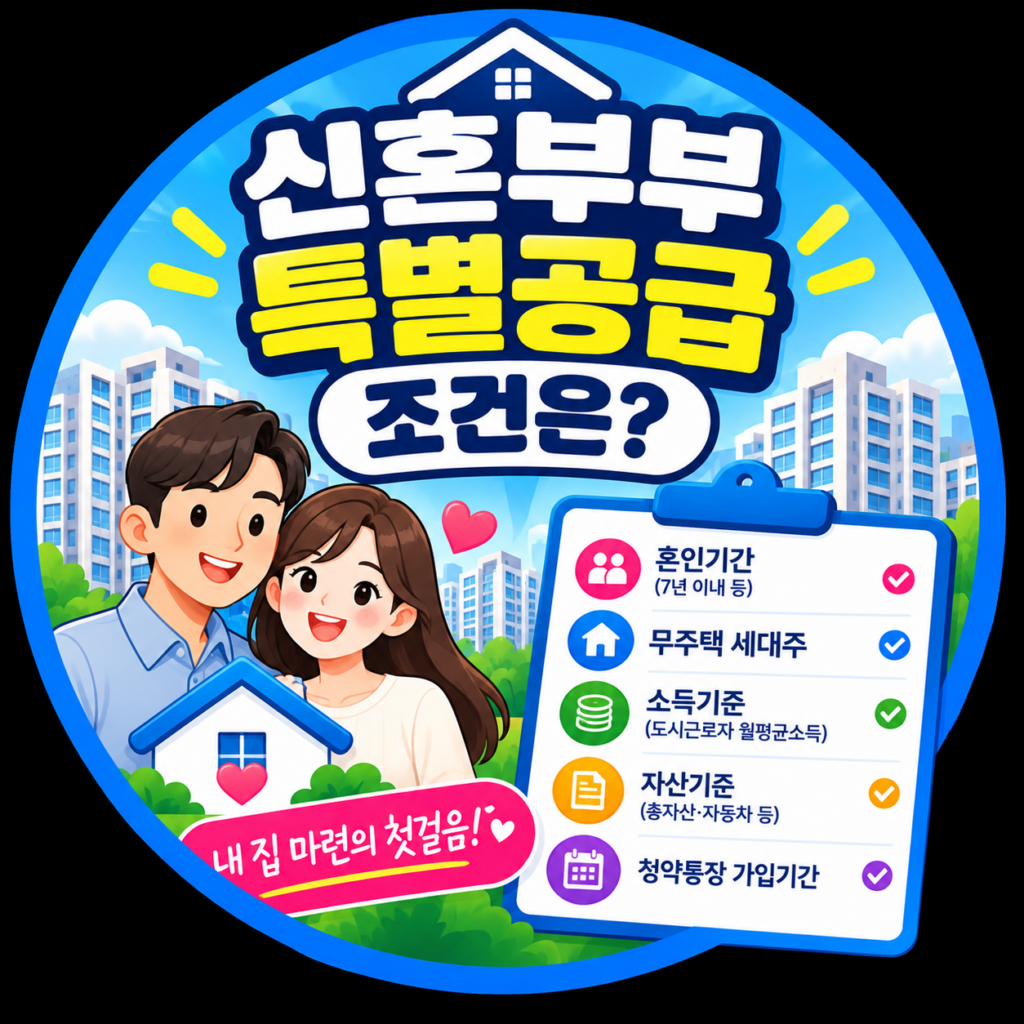 신혼부부 특별공급 조건은?