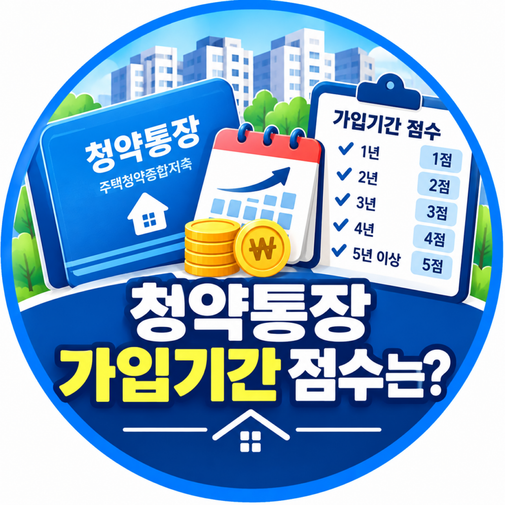 청약통장 가입기간 점수는