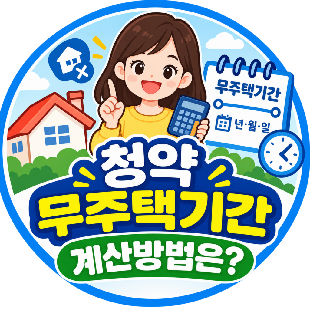 청약 무주택기간 계산방법?