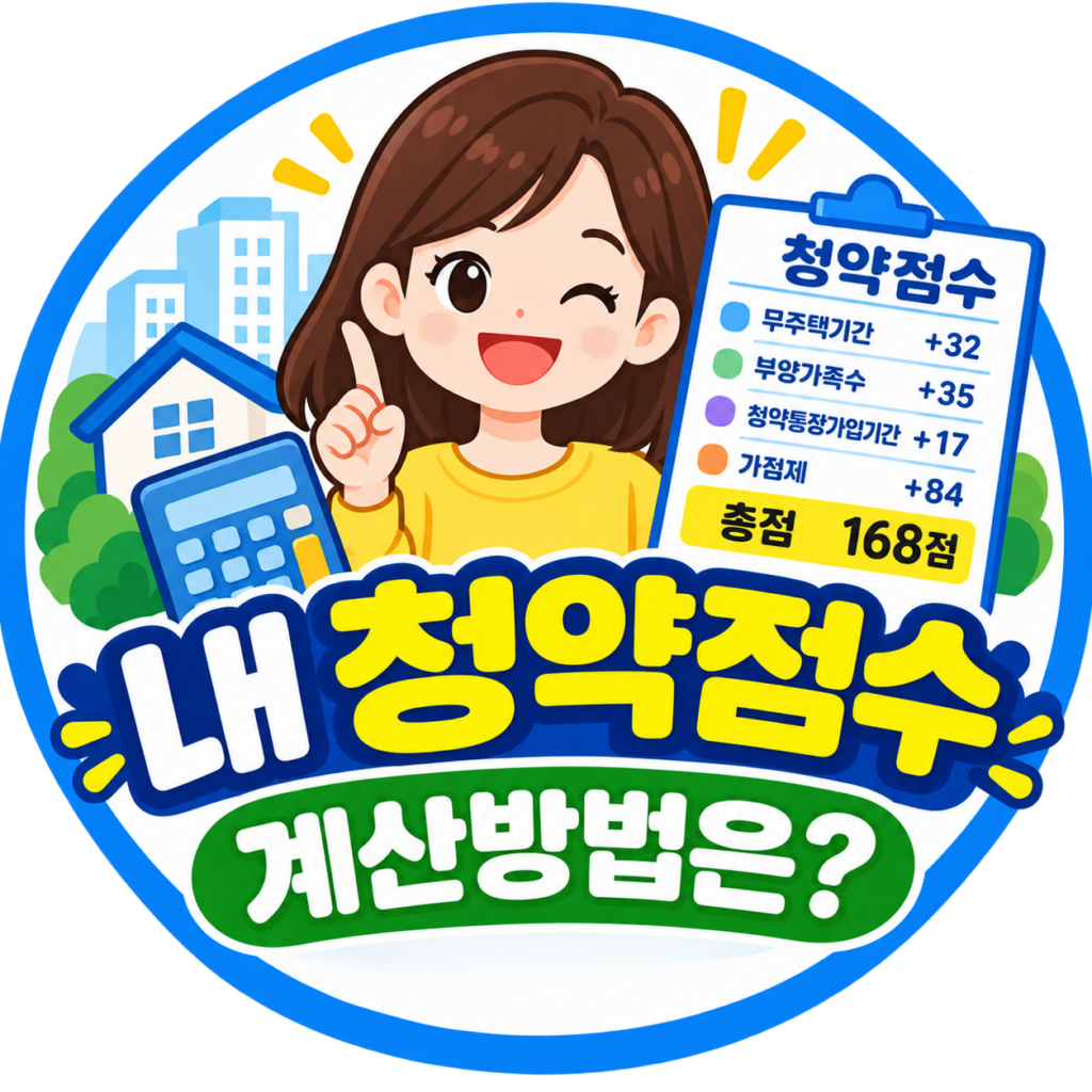 내 청약점수 계산방법?