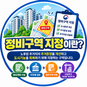 정비구역 지정이란?