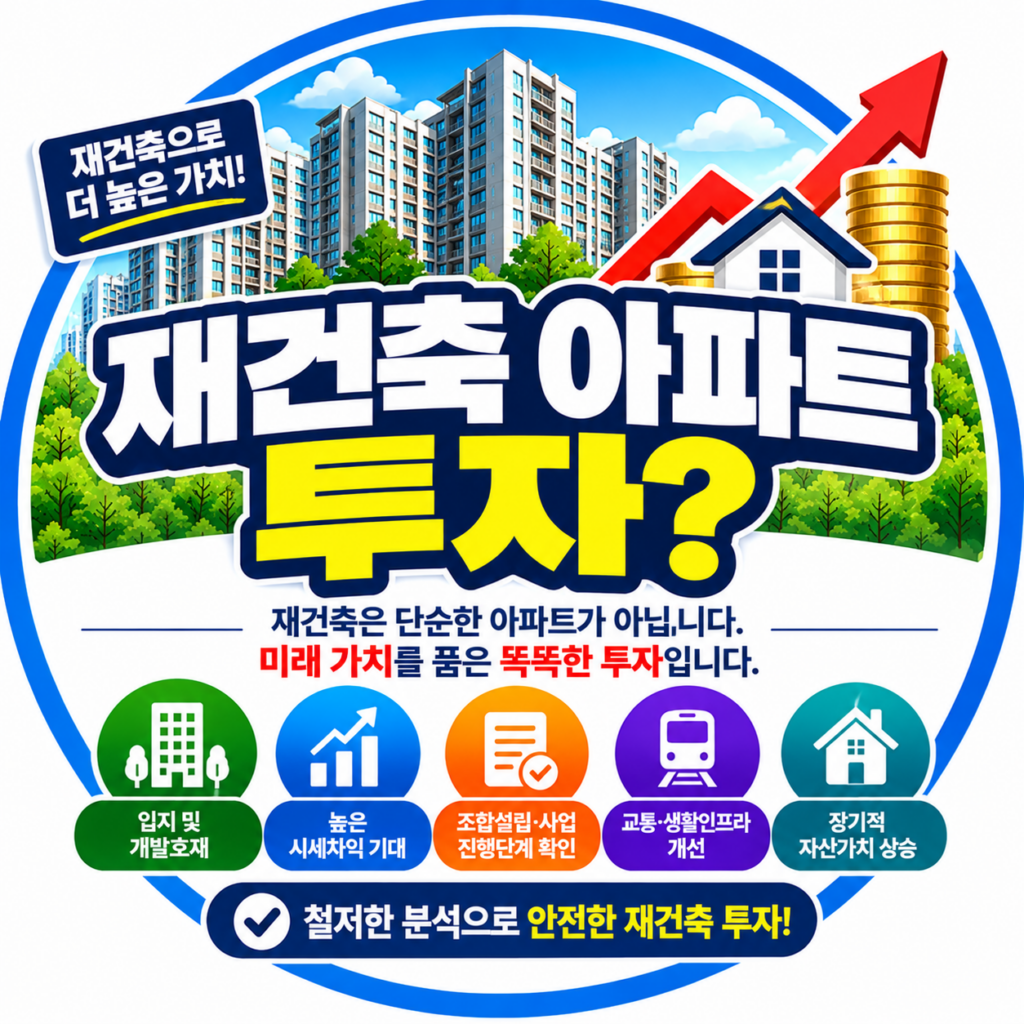 재건축 아파트투자?
