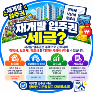 재개발 입주권 세금